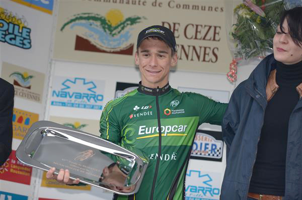 Stage winner Bryan Coquard